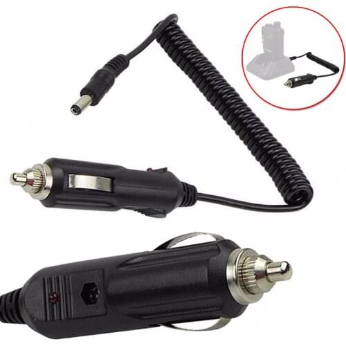 Newest Universal Car Charger For BaoFeng Walkie UV-5R TG-UV2 TH-UVF1 Two Way Radio Car Charger Cable