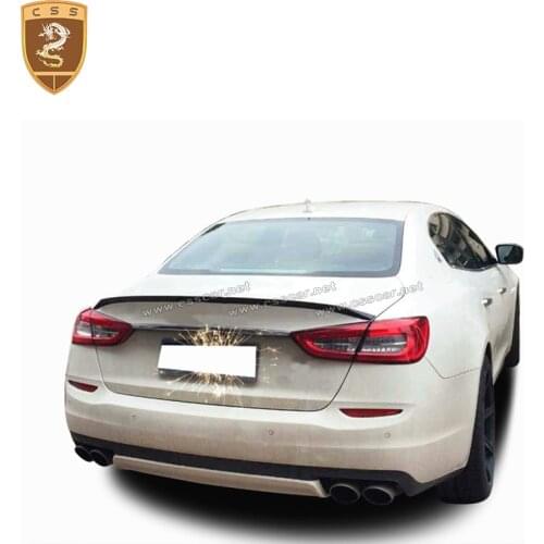 New Style Maserati spoilers carbon fiber rear wing spoiler for Maserati Quattroporte original car tail styling