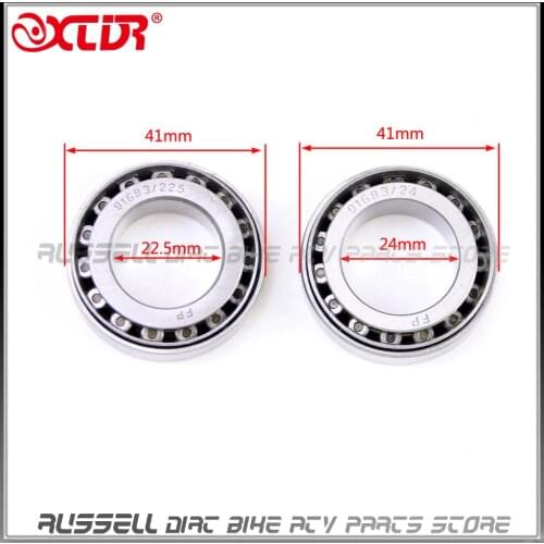 41-22.5-24 Steering Stem TAPER Bearings For Honda CRF 50cc -250cc Dirt Pit Pro Bike 91683/22.5 91683/24