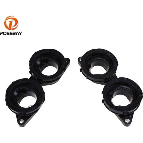 POSSBAY Motorbike Motorcycle Carburetor Interface Adapter fit for Yamaha FZ6R XJ6 2009 2010 2011 2012 2013 2014 2015 2016 2017