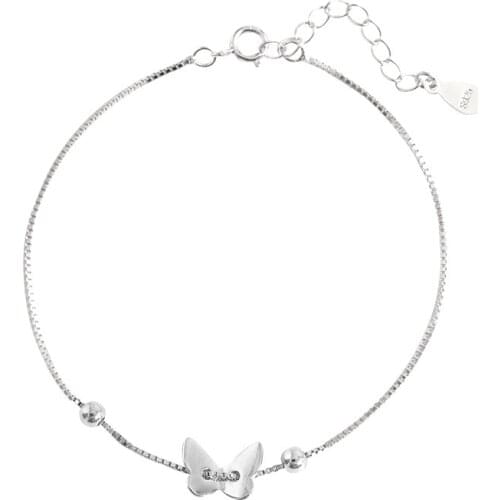 Adjustable Round Bead Butterfly For Women Chain Charm Geometric Fashion New Trendy Hot Sale Girlfriend Gifts Jewelry BOYULIGE