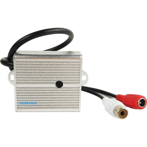 REDEAGLE Adjustable Mini CCTV Security Surveillance Microphone Audio Pickup Metal Case For Home Security Camera System