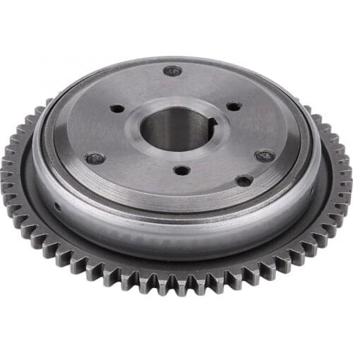 60 Tooth Drive Starter Clutch Primary Starter Drive Sprag Clutch Metal for Scooter Moped GY6/125CC/150CC/152QMI/157QMJ/ATV