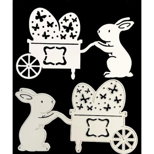 SHINECRAFT Easter Bunny Metal Cutting Dies Stencil Scrapbooking DIY Album Paper Card Embossing Craft New Dies for 2020 2021