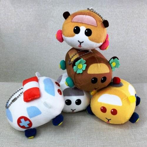 Anime Pui Pui Molcar Guinea Pig Cute Plush Stuffed 8cm Pendant Dango Dolls Toy Cartton Keychain Schoolbag Bag Keyring Cosplay