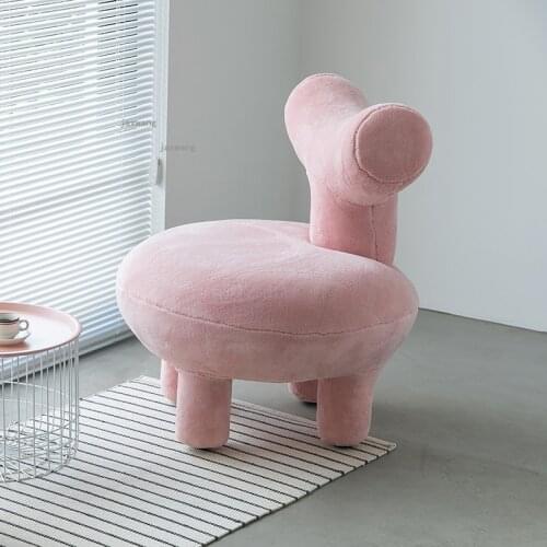 Nordic Living Room Sofas for Bedroom Furniture Children Sofa Chair Modern Minimalist Backrest Chairs Balcony Single Back Stool