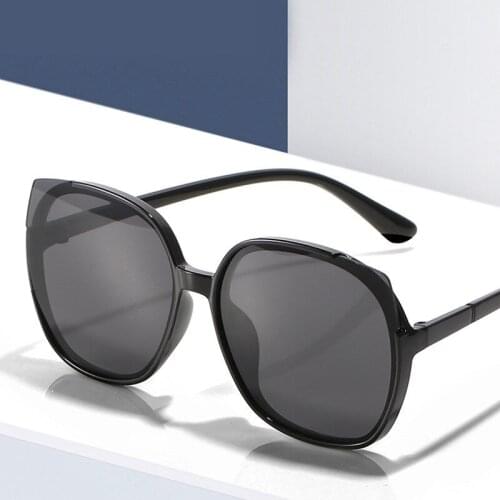 Fashion Classic Big Frame Luxury Cat Eye Women Sunglasses Square Vintage Brand Design Gradient Men Plastic Sun Glasses Uv400