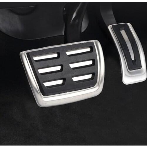 Fuel Brake Footrest Pedal Cover Fit for Audi A4 B8 S4 RS4 Q3 A5 S5 RS5 8T Q5 8R SQ5 A6 C7 A7 S7 S6 4G A8 S8 A8L 4H Accessories