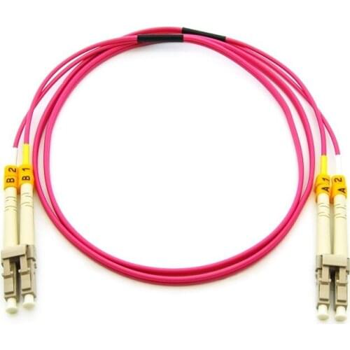 Superior Quality OM4 1M 2M 3M 5M 10M LC/UPC-LC/UPC 40GB Multimode Fiber Patch Cable OM4 Optical Fiber Patch Cord
