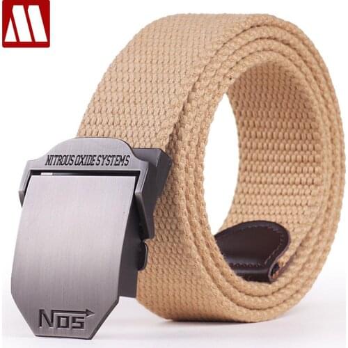 Top quality Men Brand Canvas Belts High Quality Male Strap Military Belt Mens Ticken Canvas Belt Automatic wholesale C414-7