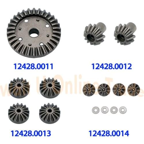 Wltoys 12423 12428 12429 Original Metal Gear 62T 30T 16T 12T 10T Differential Driving Planet Gear 0011 0012 0013 0014 0015