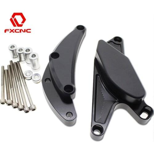 FXCNC Motorcycle Engine Frame Cover Protector Guard Slider Crash Pads Case For Suzuki GSXR 600 750 2006 - 2010 10 09 08 07