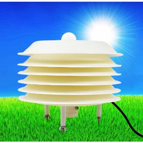 0-200000lux 3in1 light intensity sensor/RS485 modbus protocol Illumination Temperature and humidity Transmitter sensor for farm