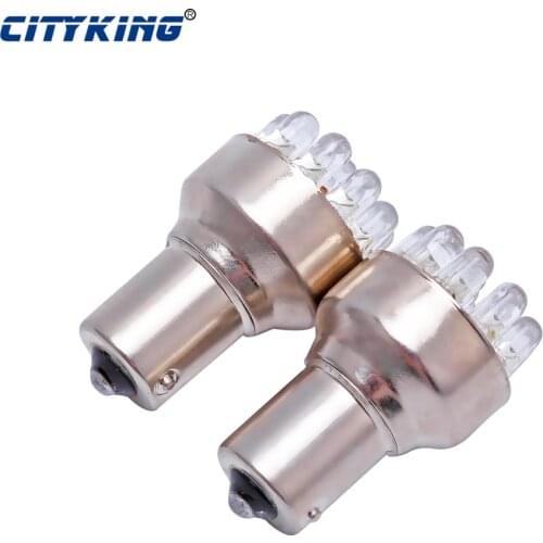 10pcs Super Bright White light led 1156 1157 led ba15s BAY15D 12Led auto Car Turn Lamp Brake led tail Light Free Shipping