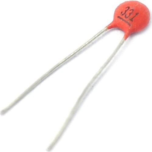 100PCS/LOT Ceramic Capacitor 331 330PF 50V