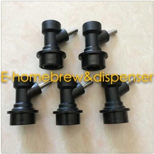 5 piece /package high quality ball lock coupler Beverage Out-Barb with 1/4" barb