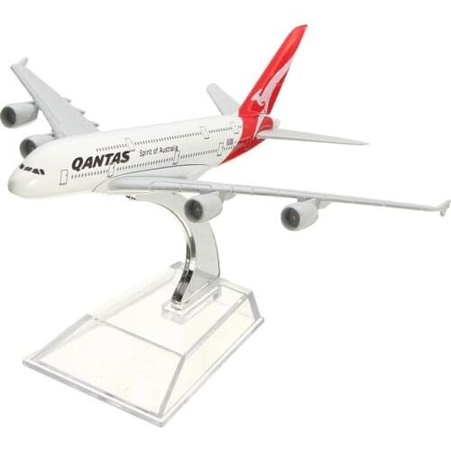 A380 AUSTRALIA QANTAS Collection Model 16CM Airplane Metal Plane Model Aircraft Model Building Kits Toy For Children