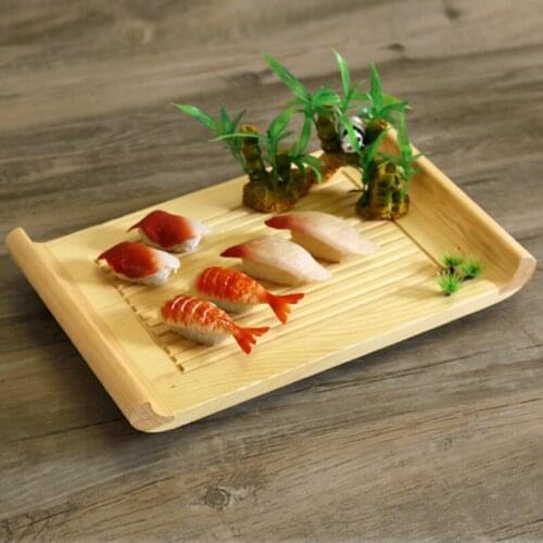 Japan Style Bamboo Sushi Plate Scroll Type Tableware Food Container Board Natural Color Japanese Cuisine Food Cuisine Japonaise