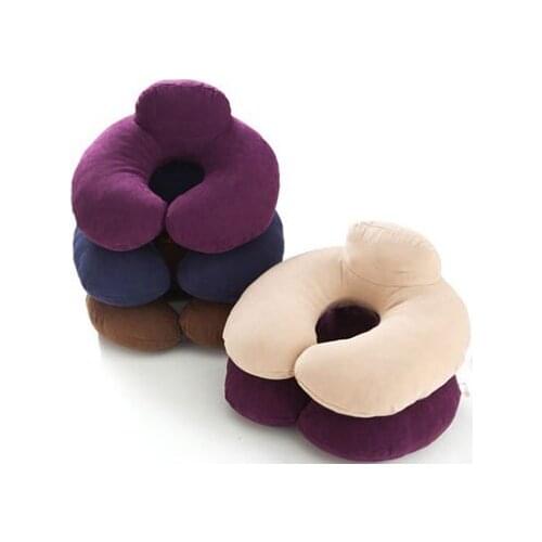 Free Shipping Headrest Travel U Shape Neck Pillow Bamboo Chracoal Airplane Travesseiro De Pescoco Animados 2014 New