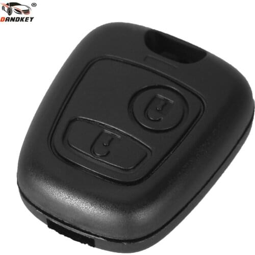 DANDKEY Remote Key Car Key Blade Fob Case Replacement Shell Cover For Citroen C1 C4 for Peugeot 107 207 307 407 206 306 406