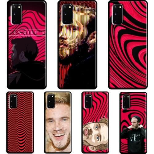 PewDiePie Wave Case For Samsung Galaxy S10 S9 S8 Note 10 Plus Note 20 Ultra S20 FE S21 Ultra Phone Cover
