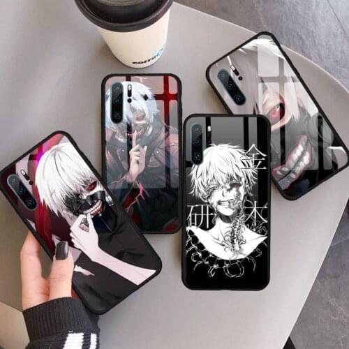 Tokyo Ghouls Ghoul Anime Phone Case Tempered glass for Huawei P9 P10 P20 P30 Pro Plus Lite Mate 9 NOVA 3E 3I