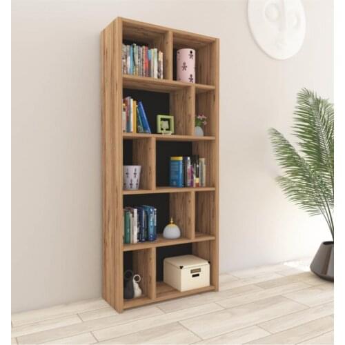 Mono 5 Shelves 10 Eyes Decorative Bookcase bookshelf wood tree living room sundries storage decor display stand book rack