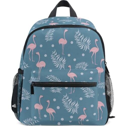 HOT Children Backpacks Kids Kindergarten School Bags Cute Kids Baby Bags Flamingo Model Schoolbags for Boys Girls Drop Shippin'g