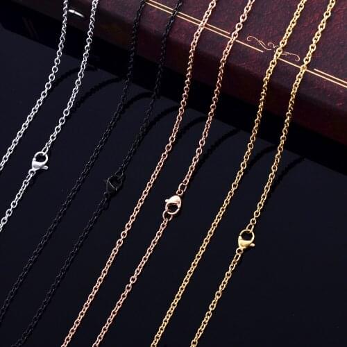 IJC003 WHOLESALE 10pcs/lot 2.3mm Stainless Steel round cable chain Necklace(18",20"22"24")