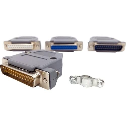 Data cable DB25 connector plug VGA Plug connector 2 row 25pin port socket adapter female Male DP25