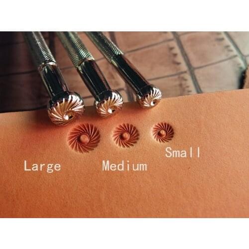 Leather tool,DIY handicraft printing tool new casting type flower leather stamp