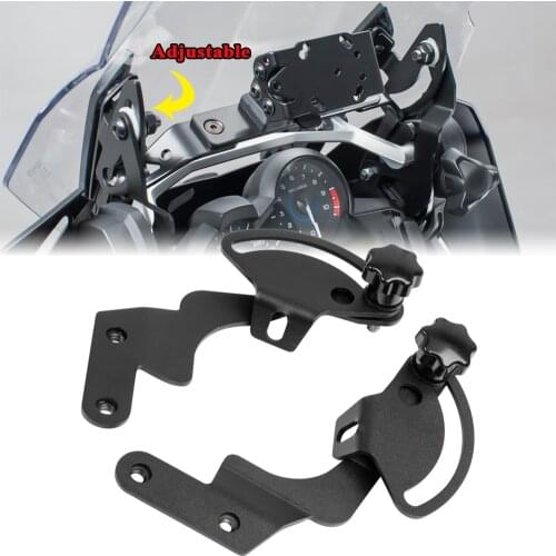 R1200GS Windscreen Bracket Mount Adjustable Windshield Support Holder Strengthen Kit for BMW R1200 GS LC ADV Adventure 2013-2019