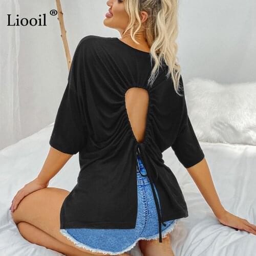 Женские летние рубашки Liooil China At AliExpress