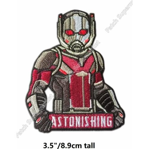 3.5" Antman and the patches for clothing Collector corps Movie TV Series Costume Embroidered