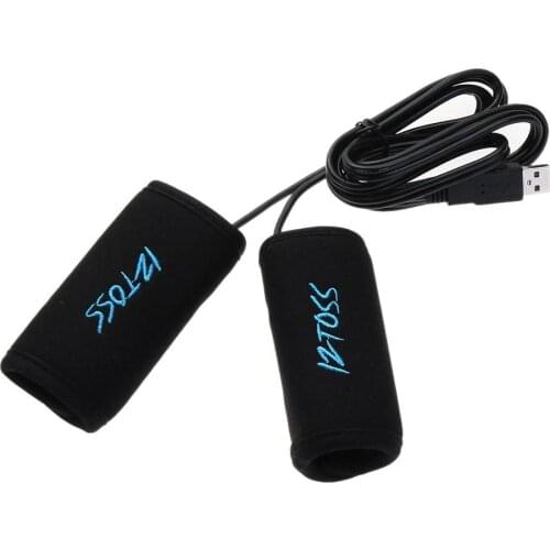 Newest 1 Pair Motorcycle Heated Grips USB Electric Hot Bicycle Motorbike Motorcross Handle Handlebar Warmer Removable Grips