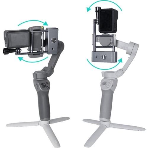 Adjustable Switch Mount Adapter for OM 4/Osmo Mobile 3 Action Camera Accessories