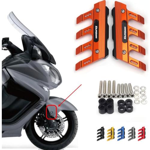 With Logo For Suzuki Burgman 650 125 150 200 250 400 Motorcycle Front Fork Protector Fender Slider Guard Accessories Mudguard