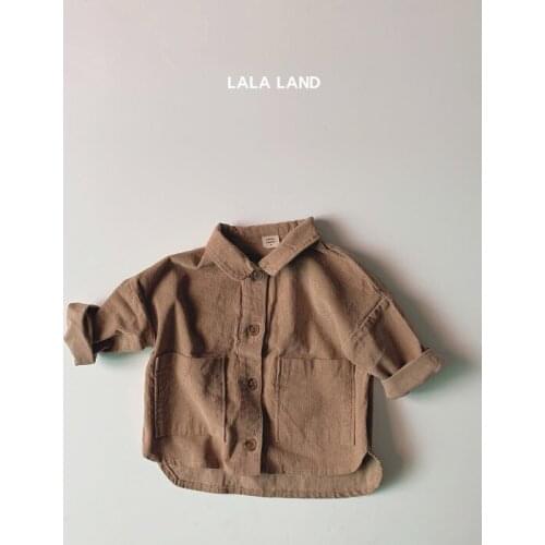 Newborn Spring Autumn Baby Boys Girls Corduroy Coat Korean Japan Style Children Clothing Boy Long Sleeve Shirt Jacket Kids Coat