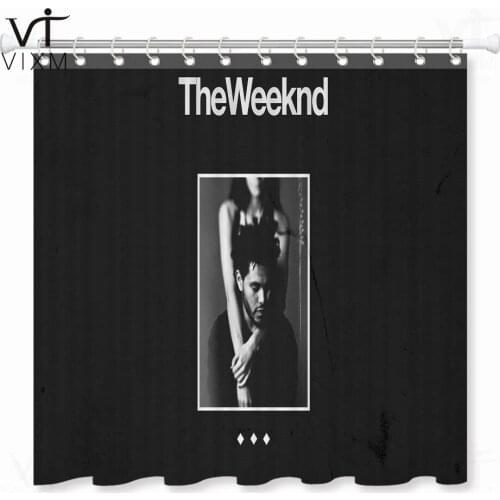 Vixm Custom Polyester Shower Curtain The Weeknd Trilogy Music Curtain Bathroom Waterproof Eco-friendly Fabric Bath Curtain Cover