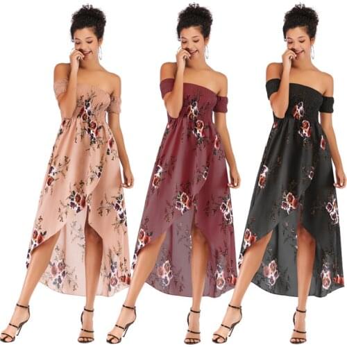 Летние платья с открытыми плечами Witbuy China At AliExpress