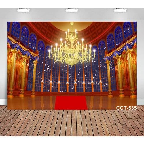 Castle Palace Photography Backdrop Girls Princess Birthday Photo Background Newborn Kids Portrait Background for Photo Studio