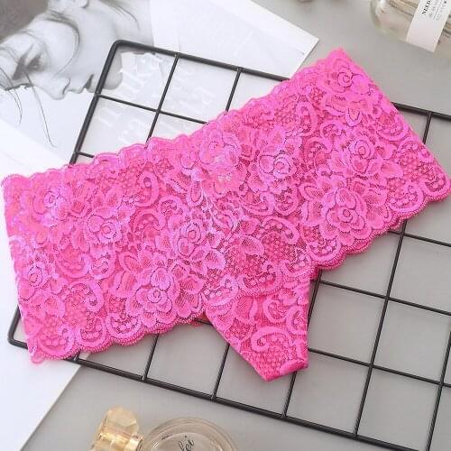6PC Female Lace Boyshort Panties Teenage Girls Underwear Seamless Boxers Women Lovely Cheeky Panty XXS-M 3323P6