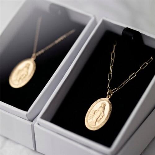 100% 14K Gold Filled Coin Necklace Minimalism Gold Necklace Gold Choker Boho Women Jewelry Pendants Collier Femme Kolye Collares