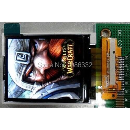 WS16 1PCS 5V/3.3V 1.8" 1.8 Inch Serial SPI 128X160 Color TFT LCD Panel Module 5 IO Ports Display Screen For 51/AVR Instrument