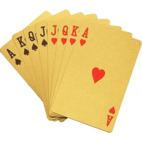 1/2 Decks Durable Flexible Waterproof Patterned Design PET Poker Playing Cards for Family Game Party