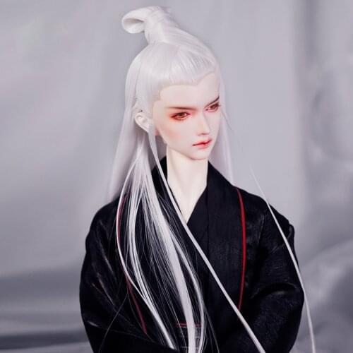 1/3 BJD Wig Ancient Costume Hanfu Long Hair Vintage Samurai Styling Wigs For BJD/SD SD13 SSDF Strong Uncle Doll Accessories C116