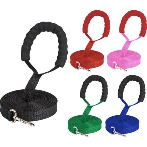 10M Lightweight And Durable Dog Training Rope Foam Handle Dog Traction Dog Chain Sponge Cover Sponge Long Traction Rope