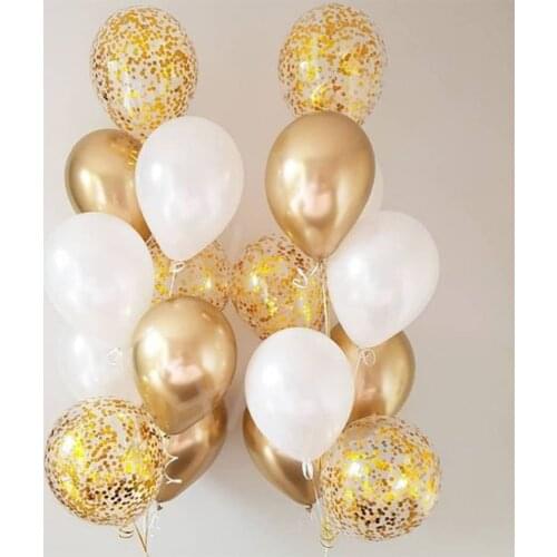 12inch Confetti Balloons Metal Inflatable Helium Balloon Baby Birthday Party Decoration Wedding Party Decor Globos Supplies