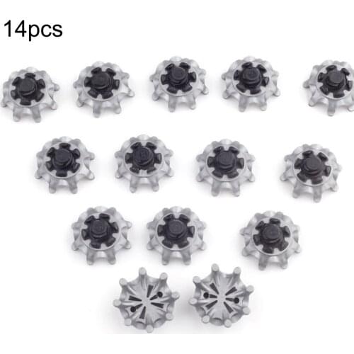 14PCS Golf Shoes Spikes Turn Fast Twist Golf Supplies Outdoor Equipment Training Aids Portable Active rubber Golf Shoes Studs