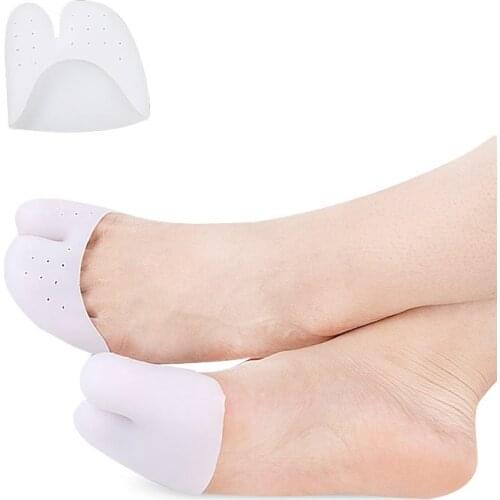 10Pair Silicone Toe Separator Separador De Dedos Gel Soft Almofada Ballet Shoe Pointe Toe Cap Covers High Heels Pointed Pads